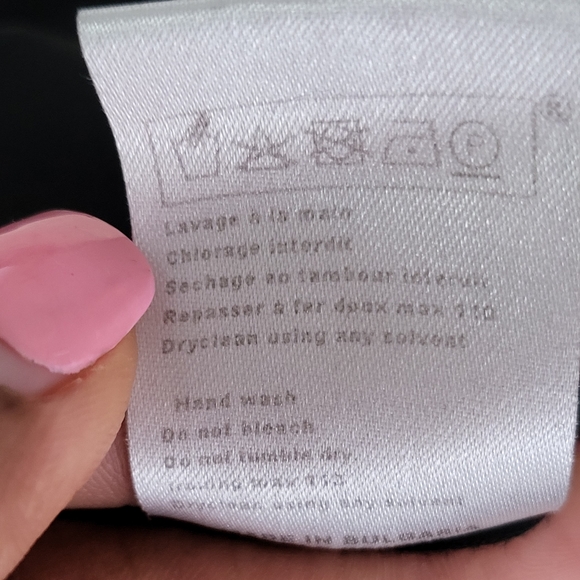 Maje Women's one Shoulder Sheath Dress Solid Black Size 2 Side Zip - Picture 11 of 12